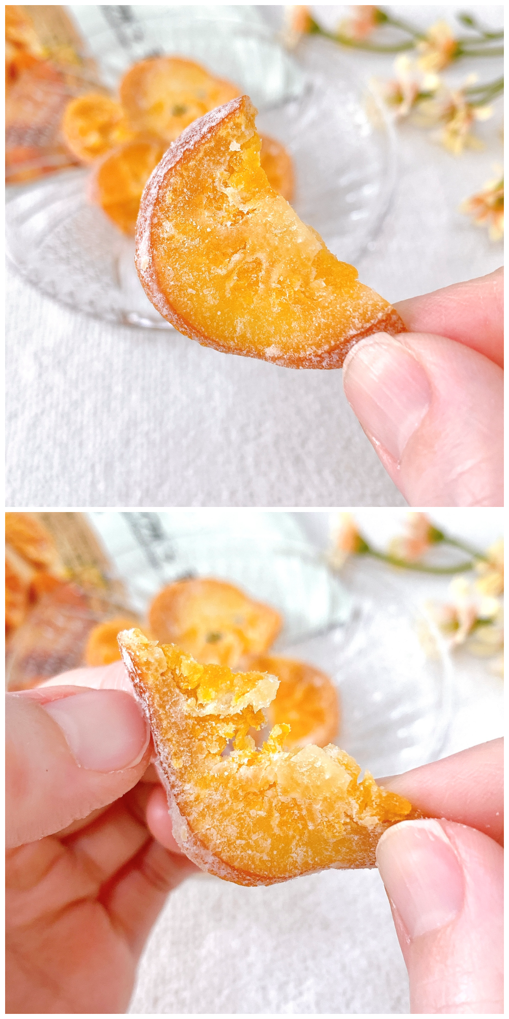 無印良品のおすすめのお菓子「ドライフルーツ 清見オレンジ」