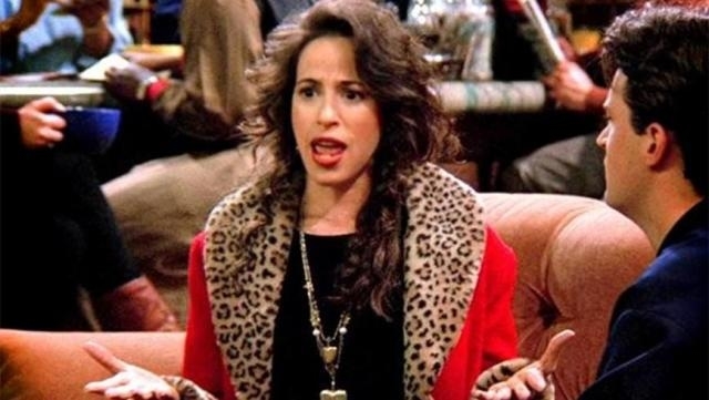 Actress Maggie Wheeler portraying Janice in a scene from the TV show
