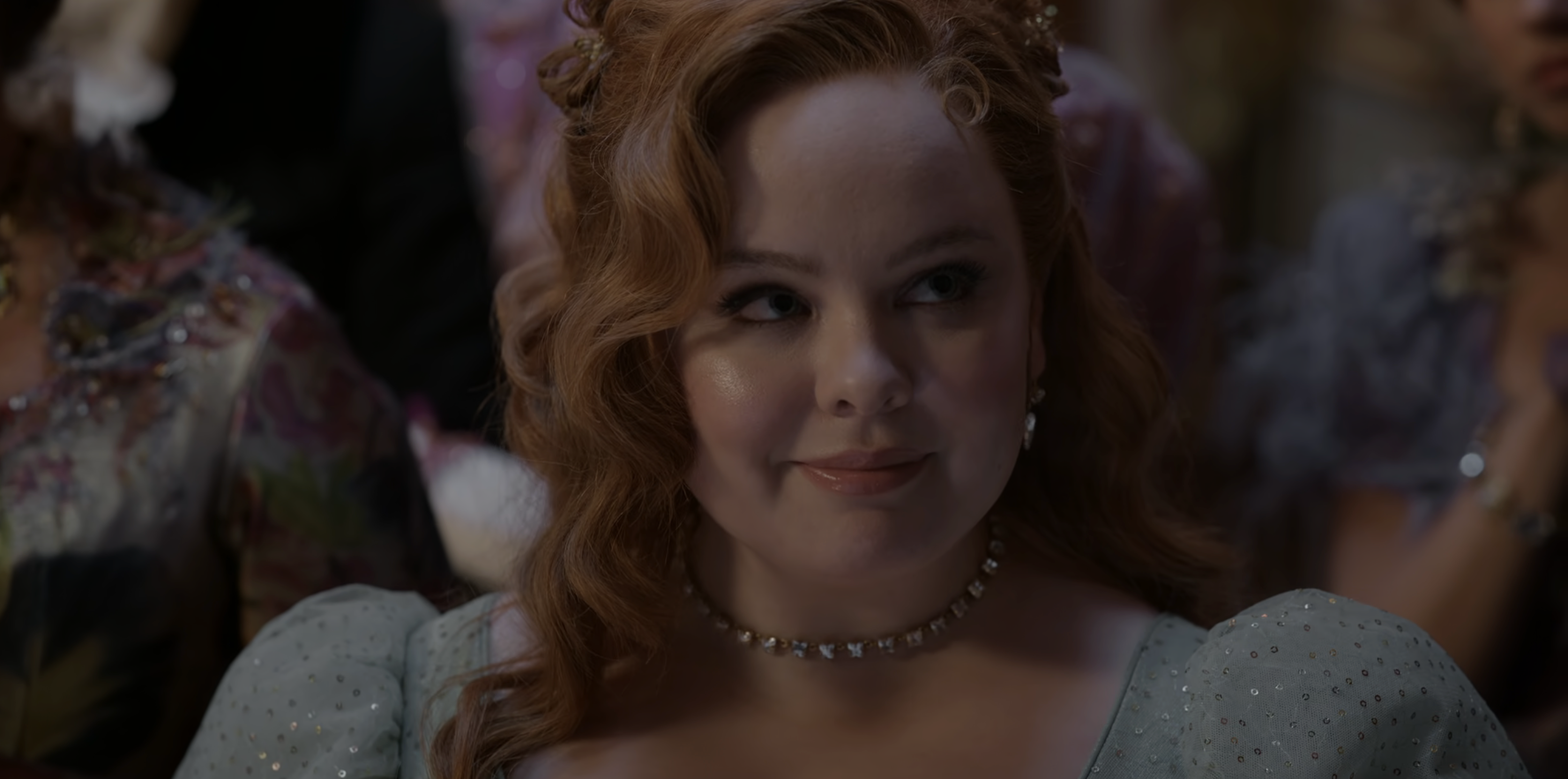 close-up of Penelope's soft, natural, dewy makeup look