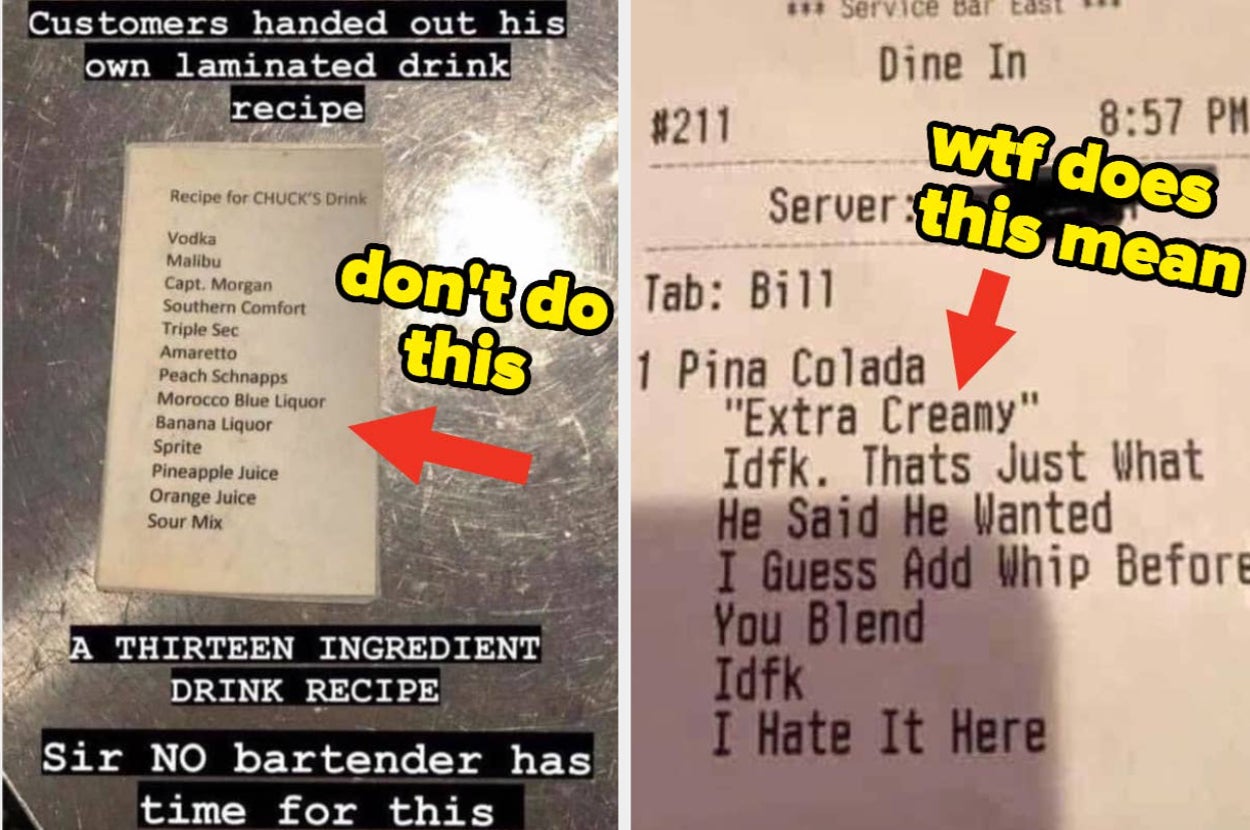Bartenders Are Sharing The Things They Absolutely HATE That Customers Do, And I'm Taking Notes - Vimarsana News
