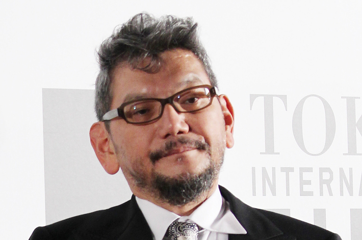 映画監督の庵野秀明さん（2014年撮影、時事通信）