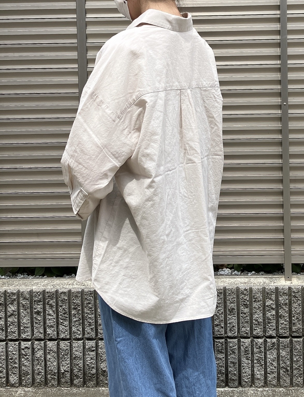Honeys（ハニーズ）のおすすめシャツ「7分袖麻混シャツ」