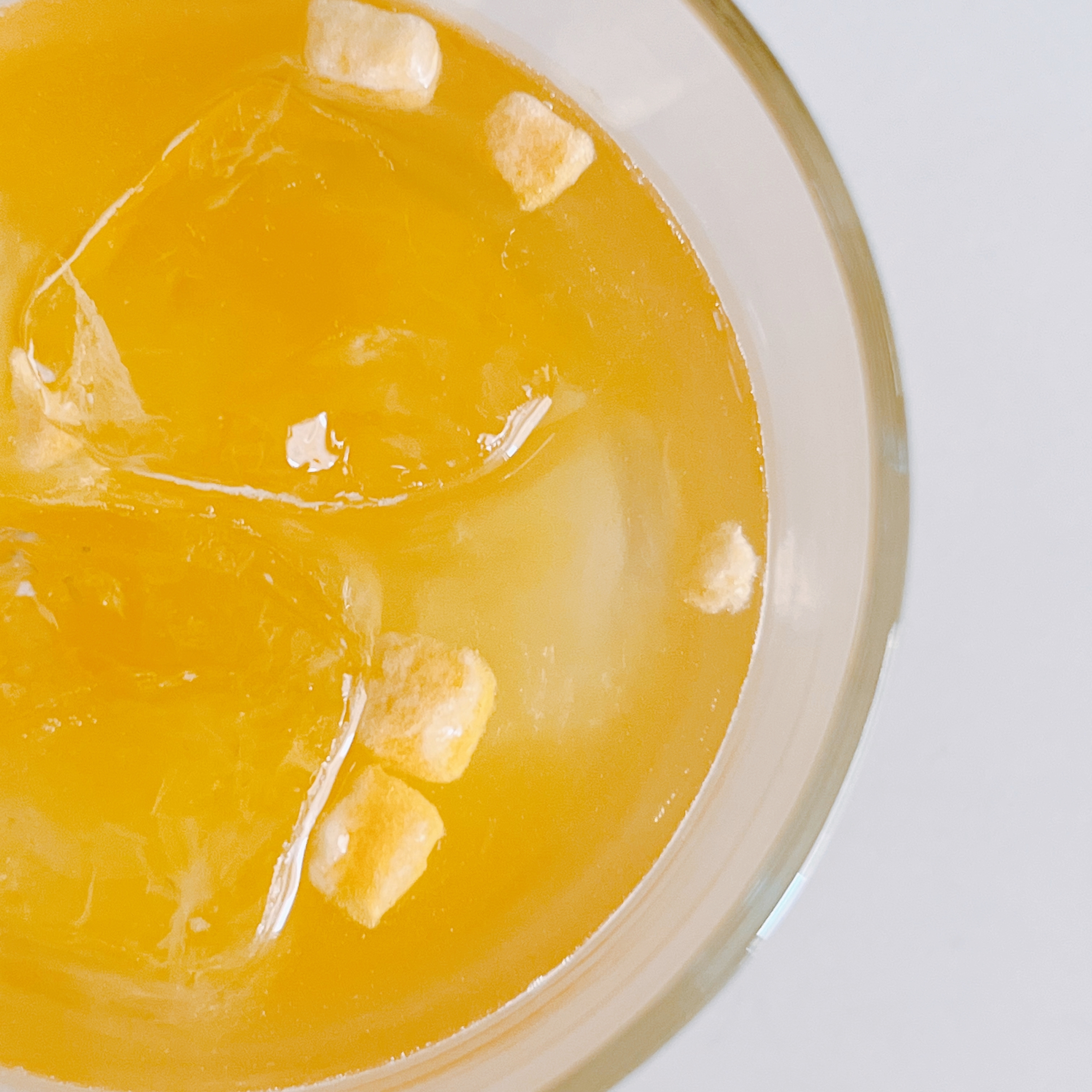 カルディのオススメドリンク「つぶつぶリンゴのトロピカルジャスミンティー」