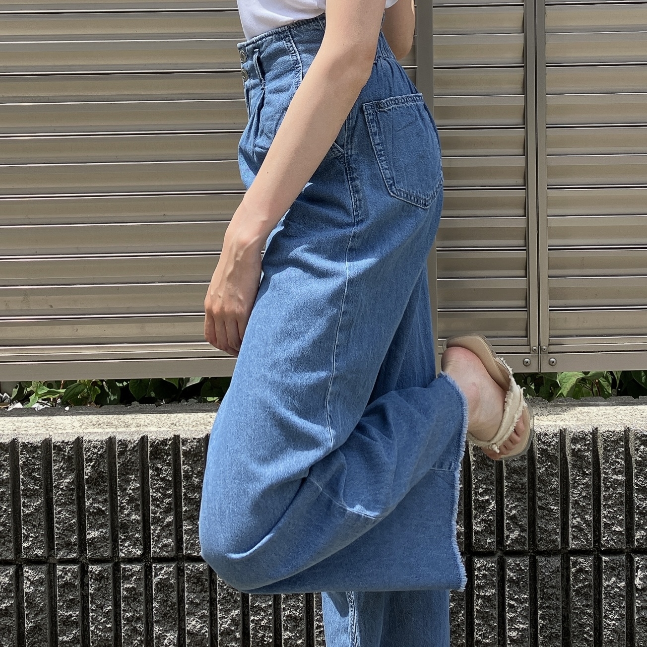 Honeys（ハニーズ）のおすすめボトムス「デニムワイドパンツ」