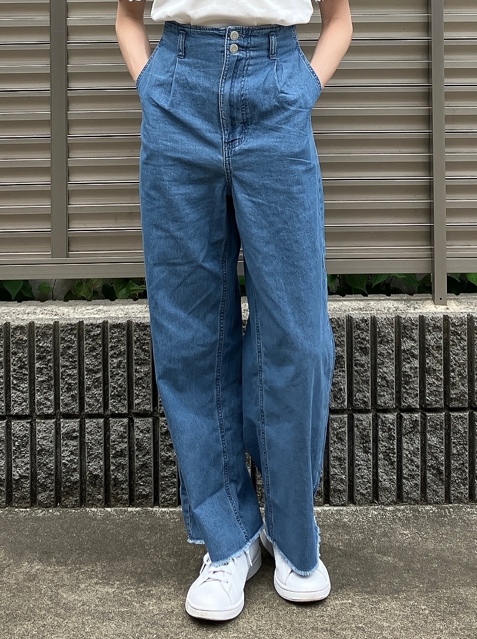 Honeys（ハニーズ）のおすすめボトムス「デニムワイドパンツ」