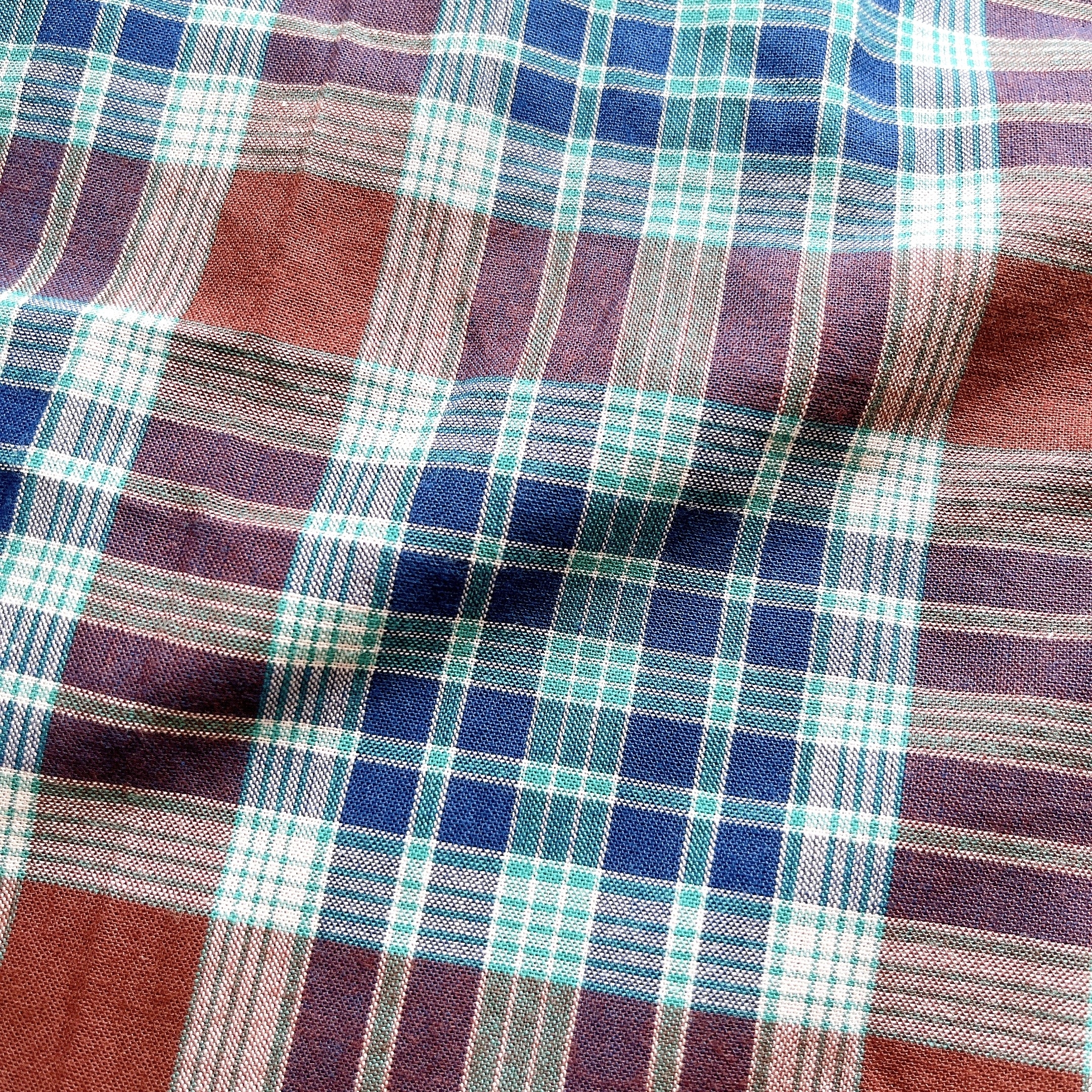 無印良品のオススメのトップス「婦人 マドラスチェックキャミソール」