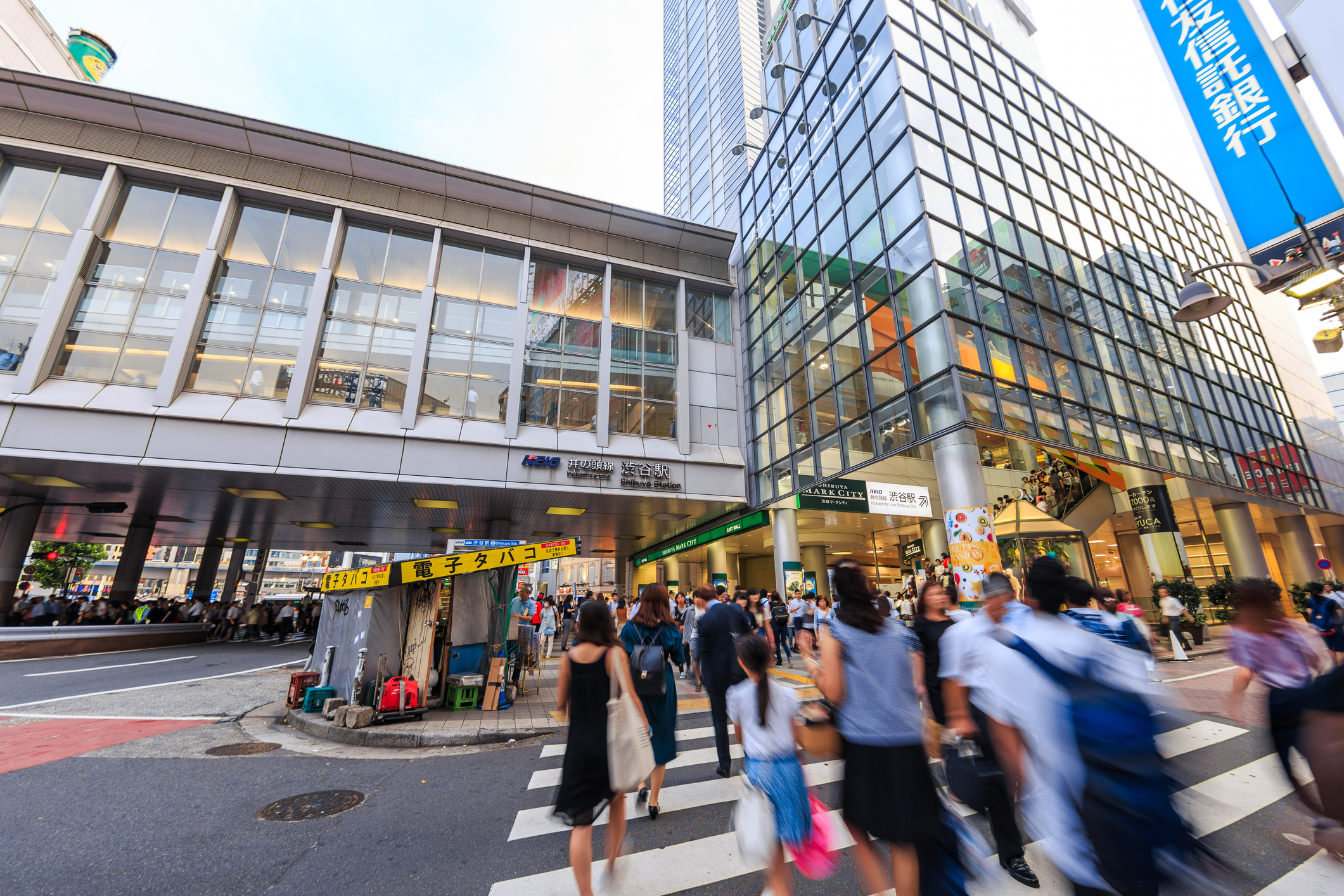 京王井の頭線の渋谷駅前(Getty Images)