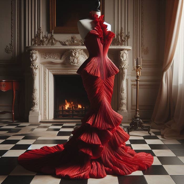 strapless open back dress Disney Villains