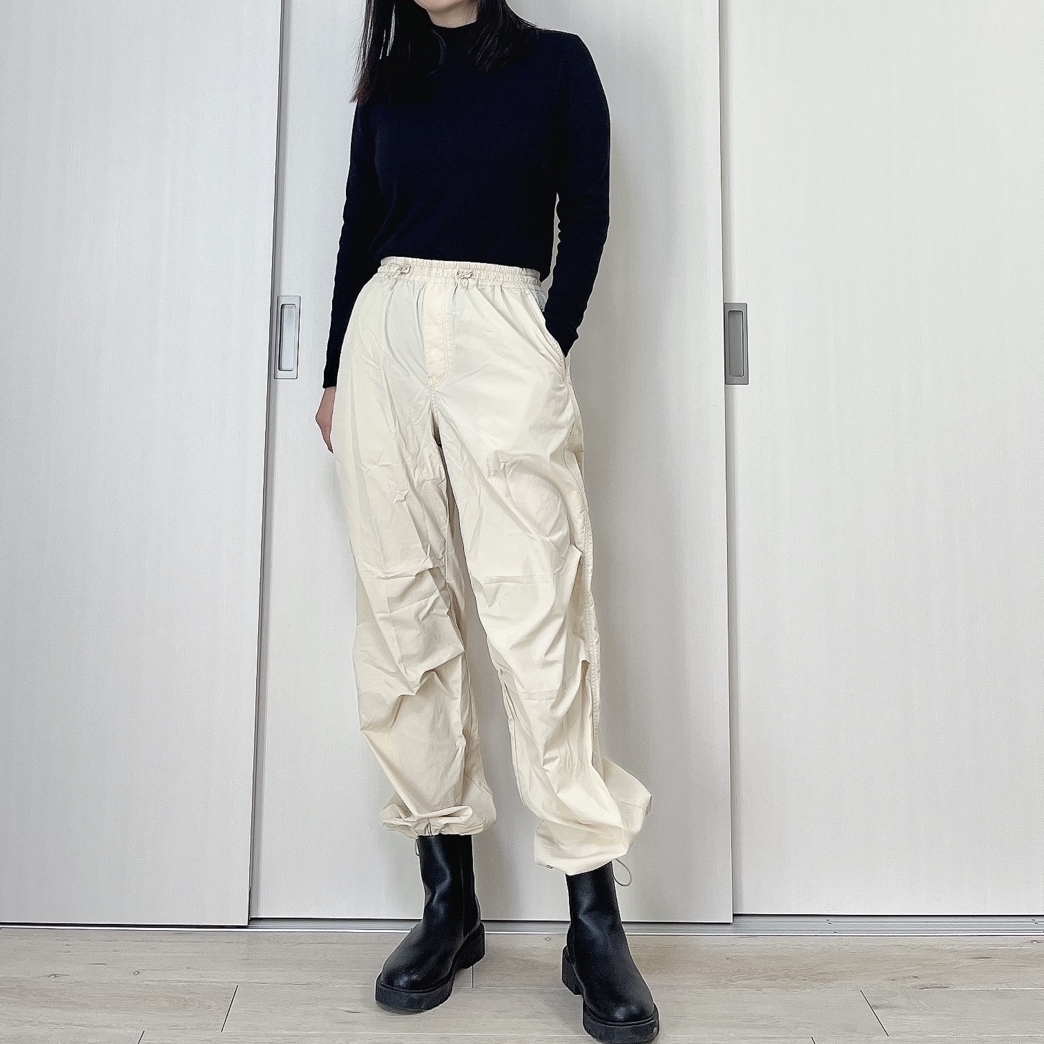 UNIQLO（ユニクロ）のおすすめファッションアイテム「パラシュートパンツ（丈長め73.5cm）」