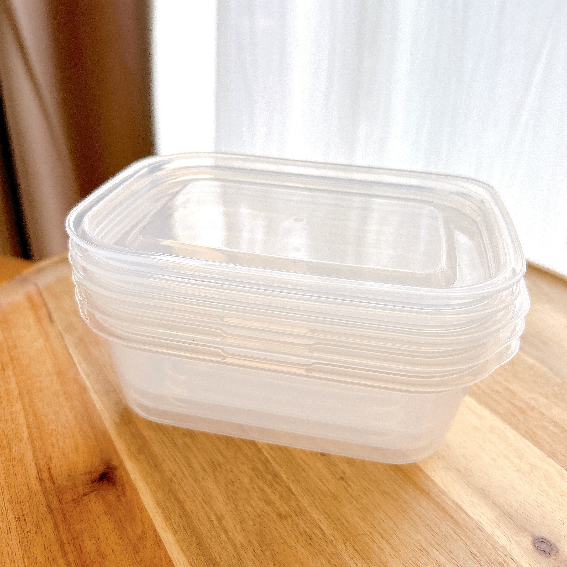 無印良品のおすすめキッチングッズ「蓋をしたままレンジで使えるフードコンテナ」