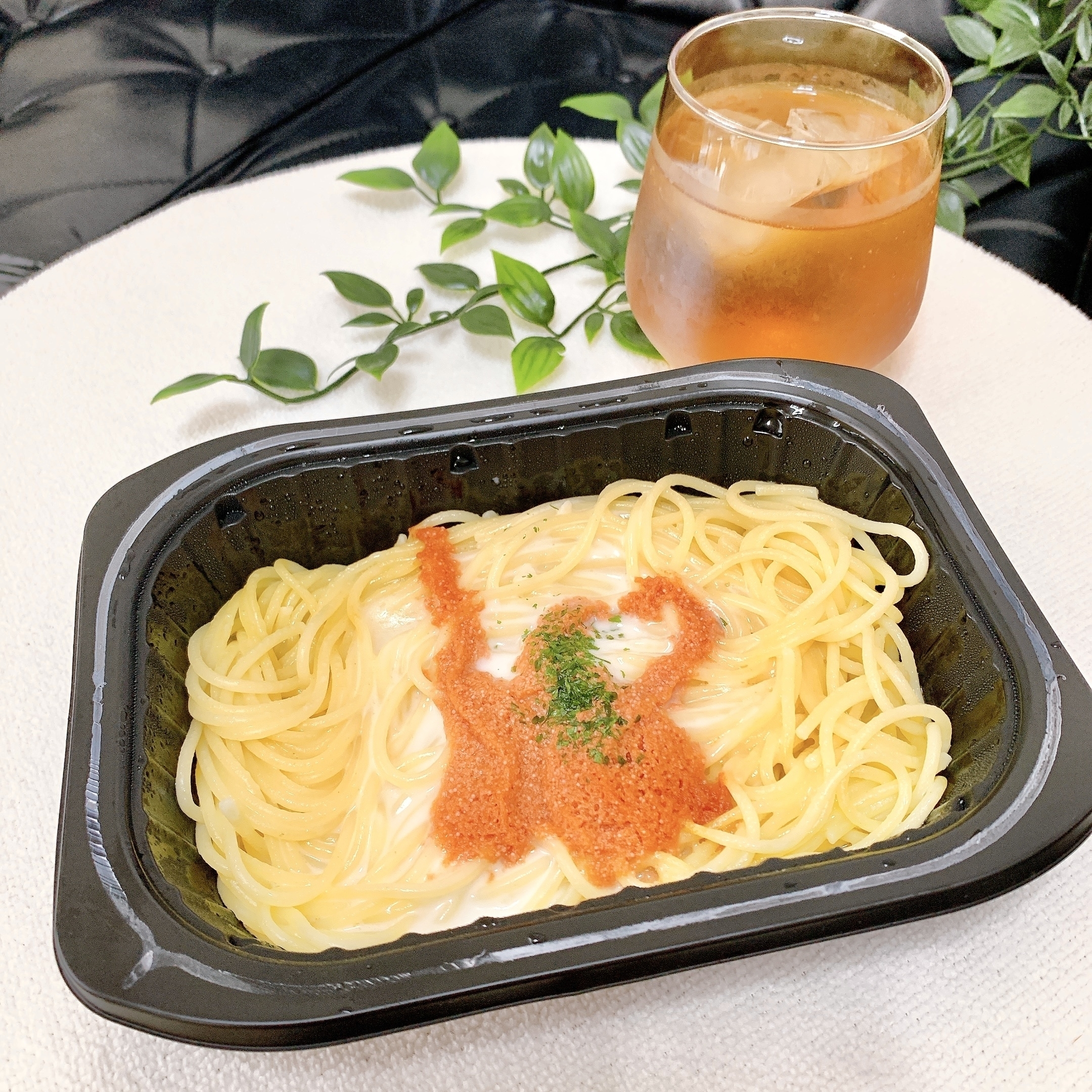 LAWSON(ローソン)のおすすめ冷凍食品「濃厚明太子クリームパスタ」