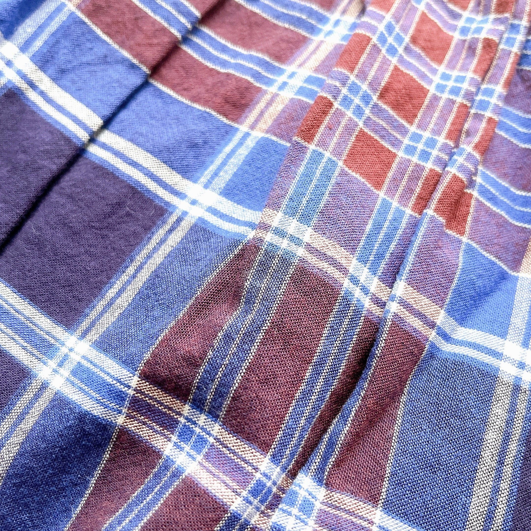 無印良品のオススメのスカート「婦人 マドラスチェックフレアスカート」