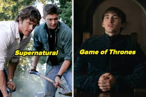 Sam and Dean from Supernatural; Bran Stark from Game of Thrones