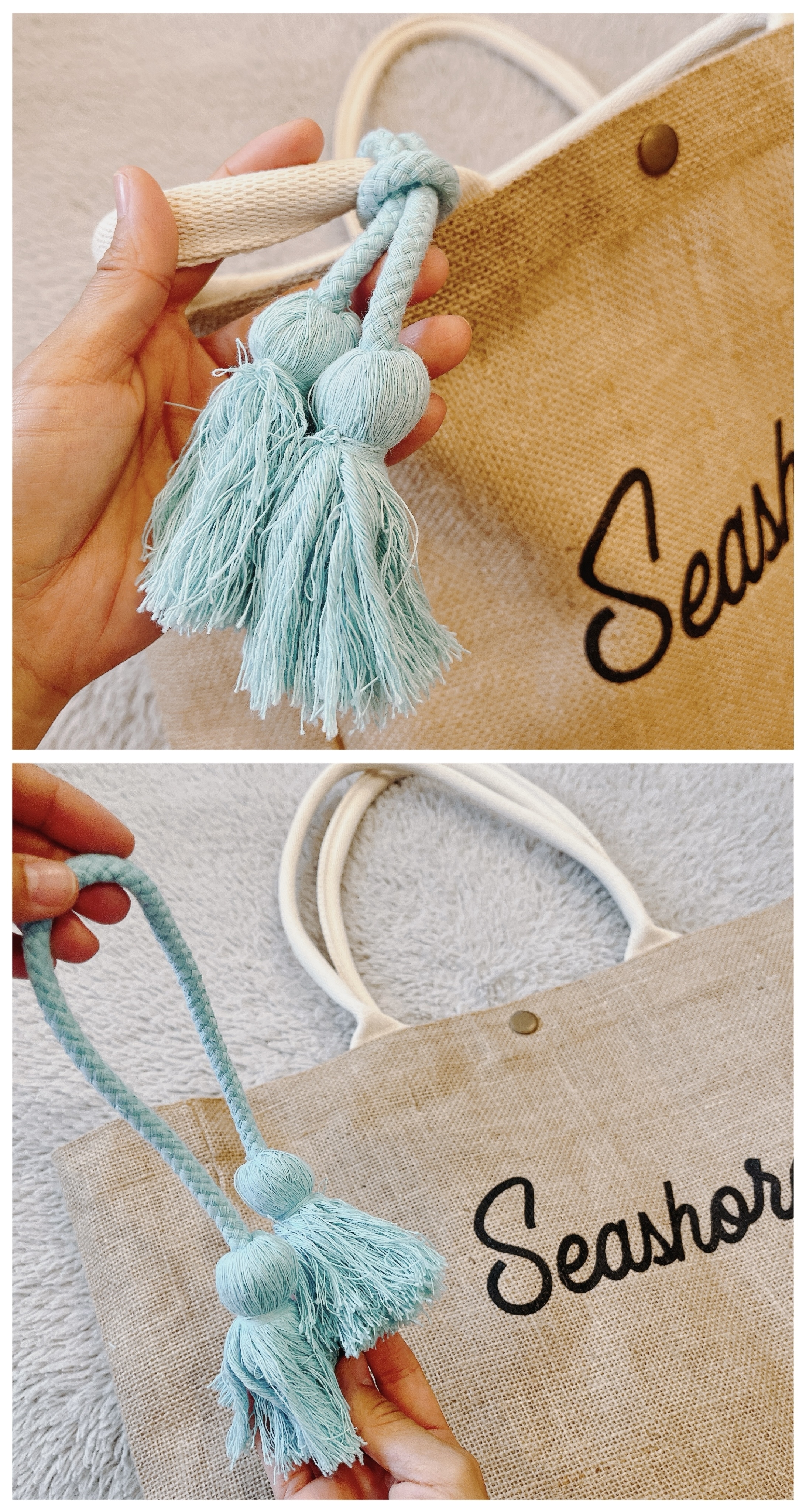 しまむらのおすすめファッションアイテム「ビッグジュートTT」