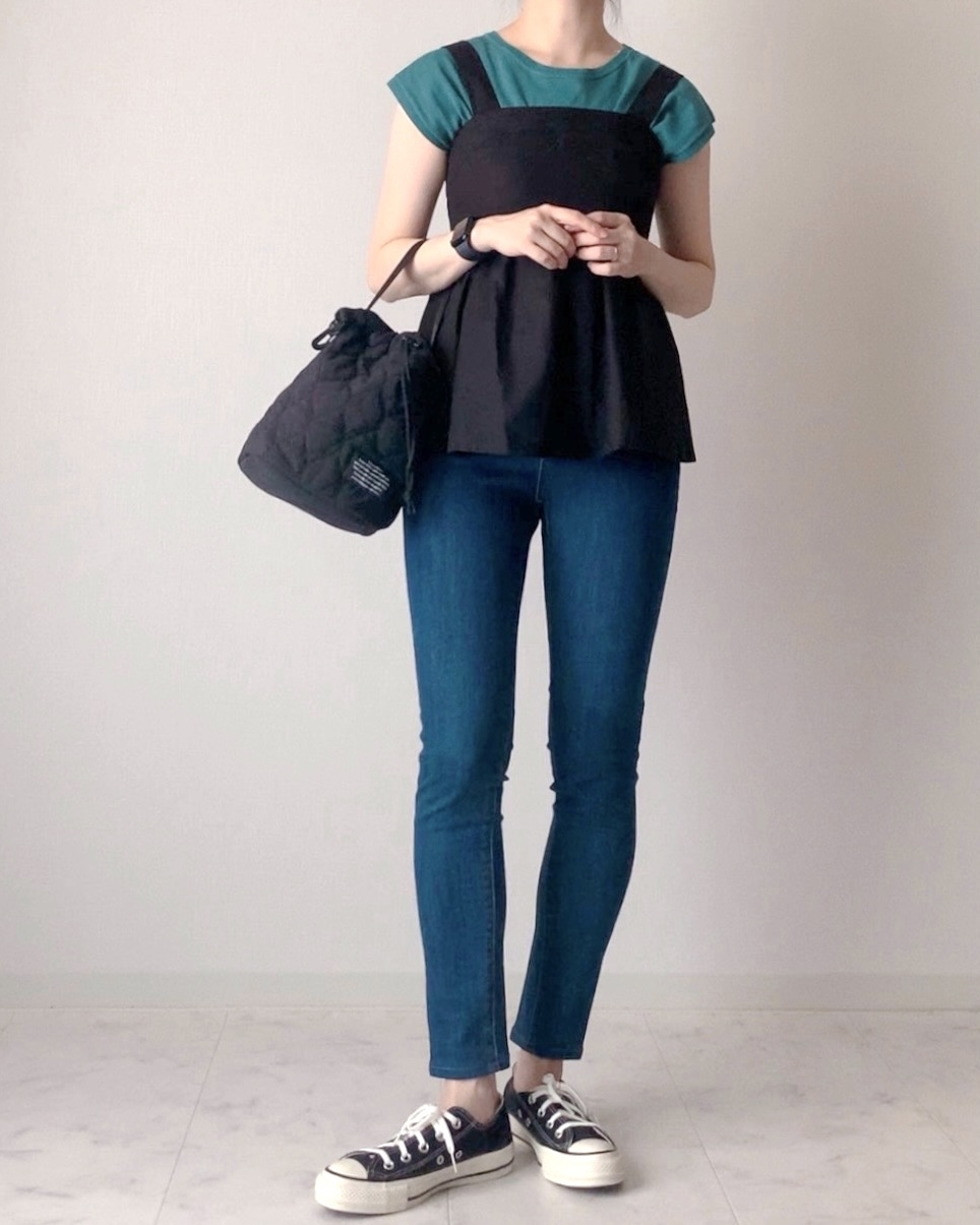 GU（ジーユー）のおすすめファッションアイテム「リネンブレンドキャミソール+E」のコーディネート