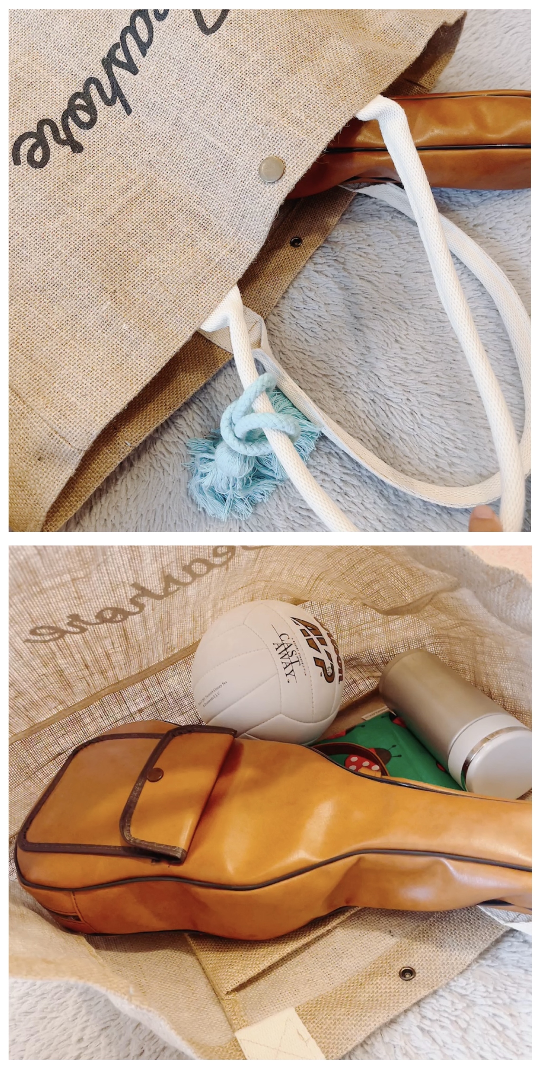 しまむらのおすすめファッションアイテム「ビッグジュートTT」