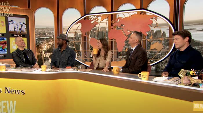 Drew Barrymore, Ross Mathews, and guests on "The Drew Barrymore Show"