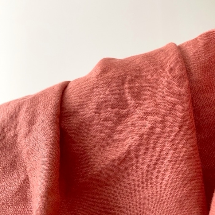 無印良品のおすすめファッションアイテム「婦人 リネン 洗いざらし長袖シャツワンピース」