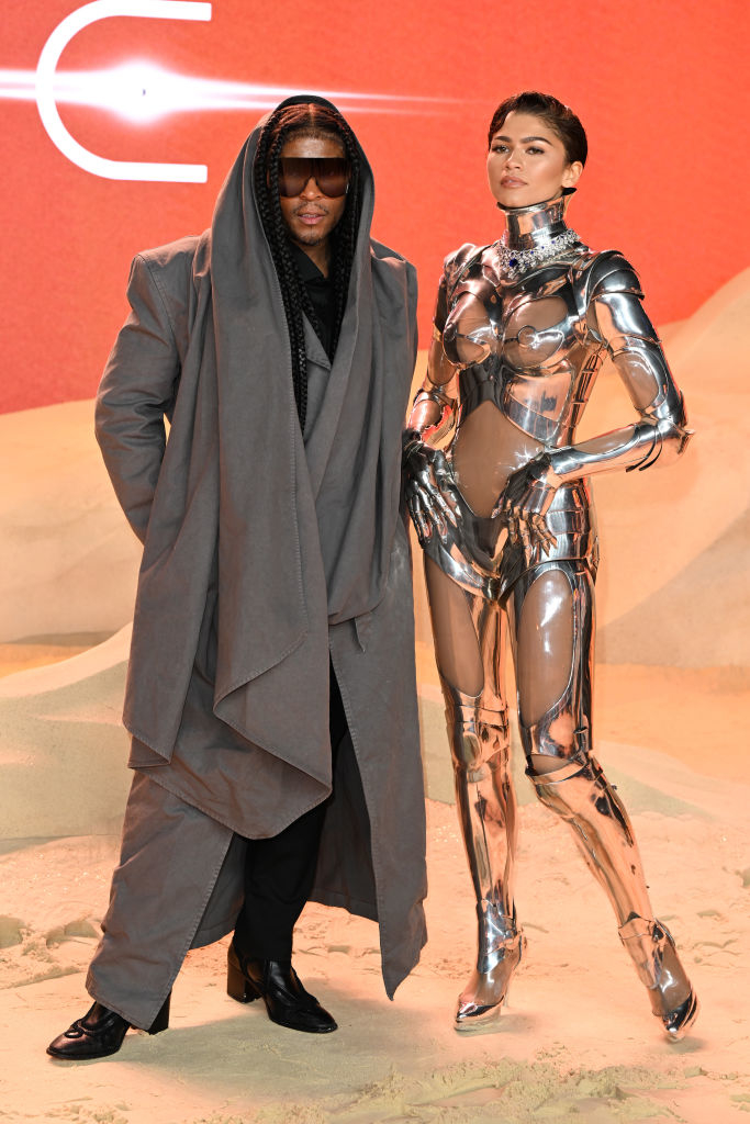 Law Roach and Zendaya at a &quot;Dune: Part Two&quot; premiere
