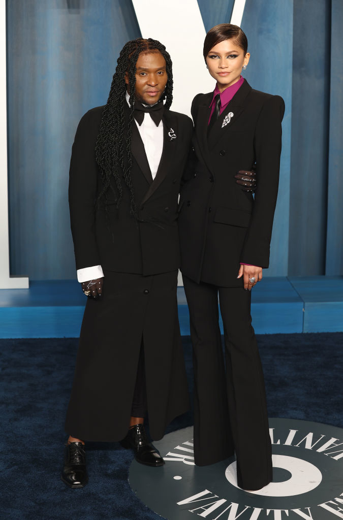 Law Roach and Zendaya on the red carpet