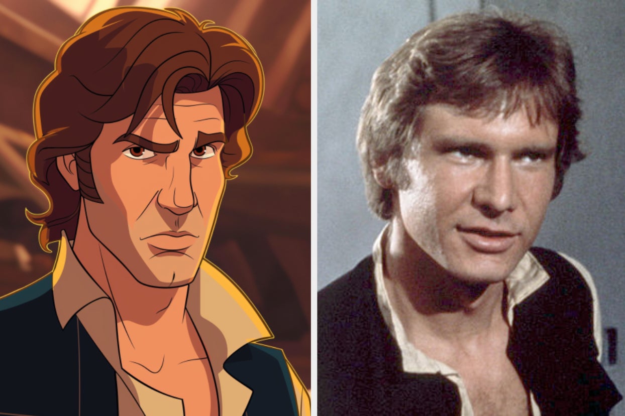This Is What "Star Wars" Characters Would Look Like If They Were Created For A '90s Disney Animated Film