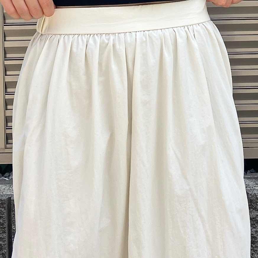 GU（ジーユー）のおすすめスカート「ティアードフレアロングスカートZ+E」