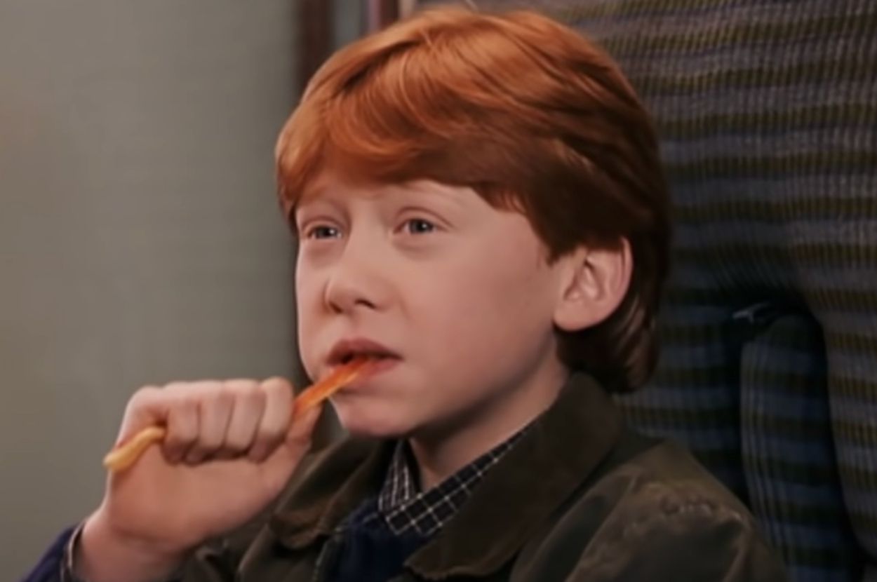 Ron Weasley eating candy
