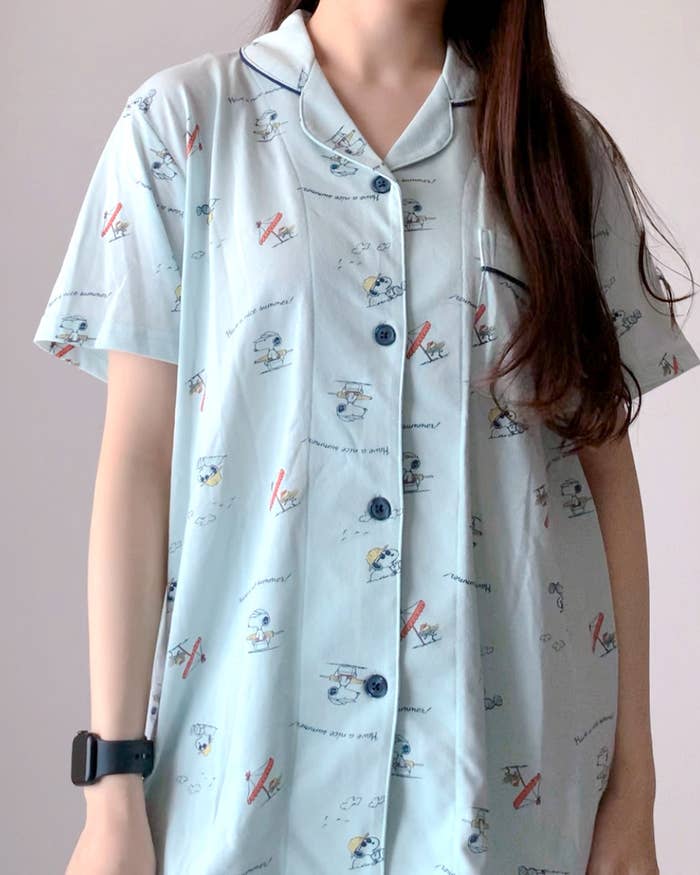 しまむらのおすすめファッションアイテム「テンSNPソウガラシャツ」