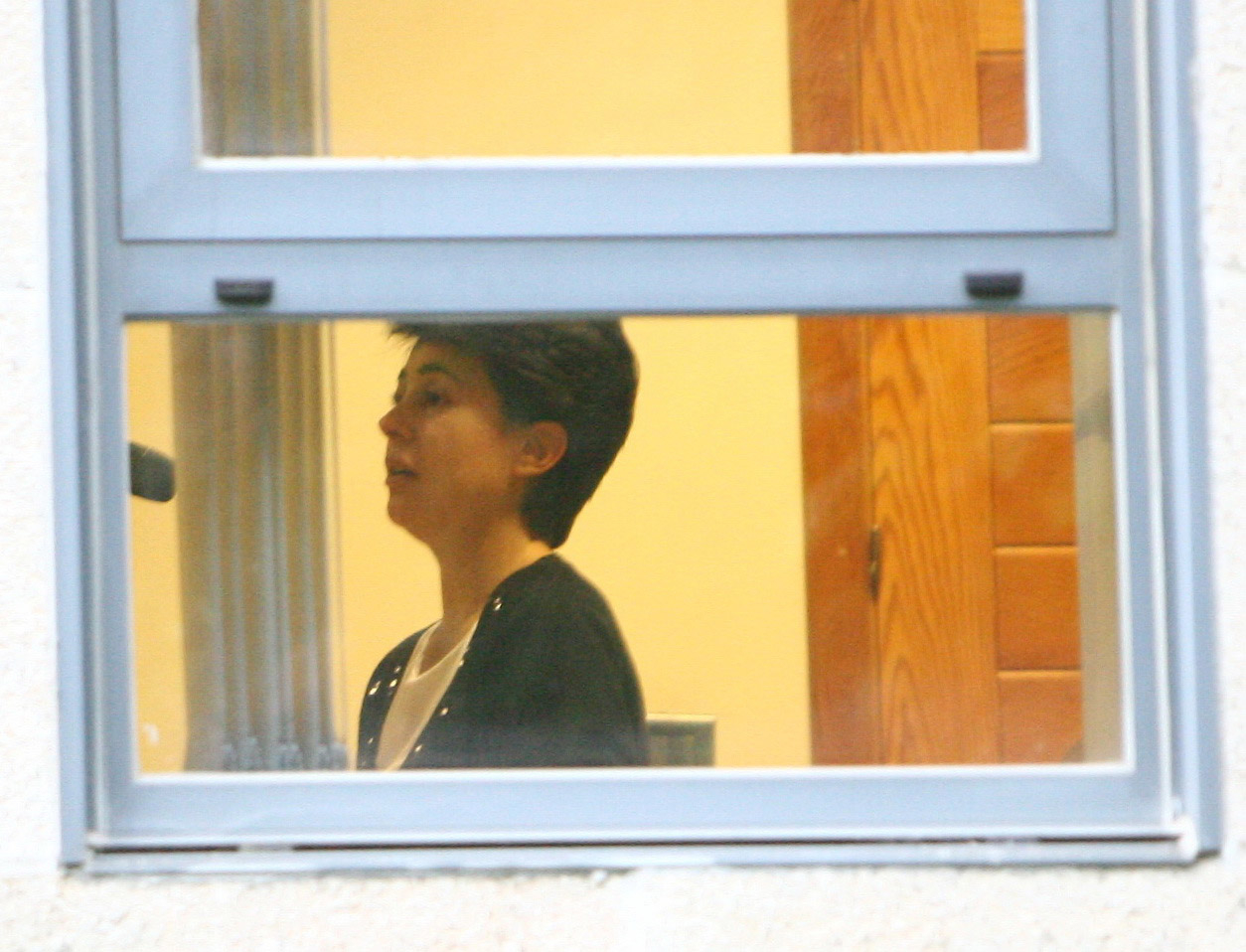 Rosario Porto testifying in court.