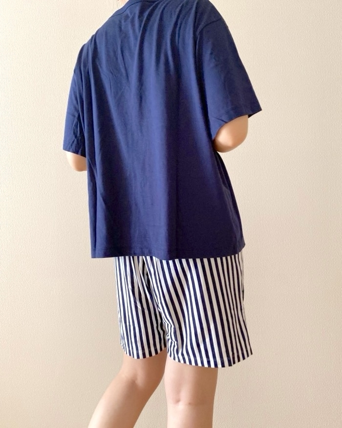 無印良品のおすすめファッションアイテム「婦人 さらっと綿 半袖ルームウエアセット」