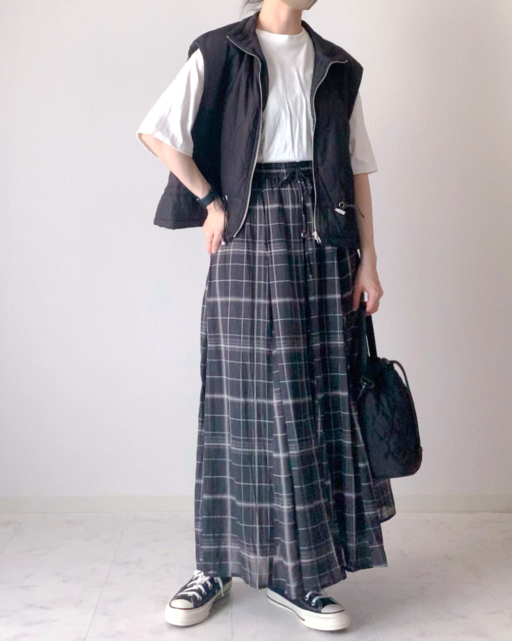 GLOBAL WORK（グローバルワーク）のおすすめファッションアイテム「エアリーリラックスフレアスカート/975462」のコーディネート