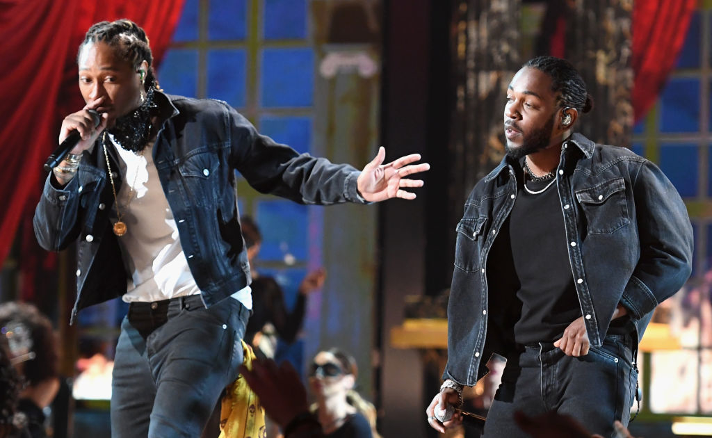 Future and Kendrick Lamar onstage