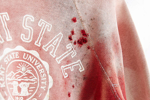 Urban Outfitters Features "Vintage" Red-Stained Kent State Sweatshirt
