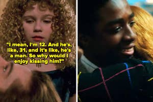 Caleb McLaughlin in Stranger Things and Kirsten Dunst in Interview with The Vampire