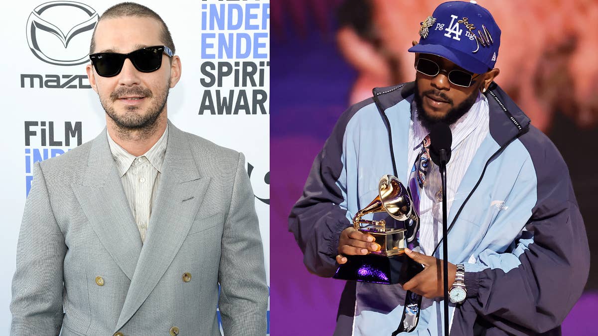 The actor's affinity for hip-hop is well known, with LaBeouf and Kendrick at one point planning to work together during the 'good kid' era.