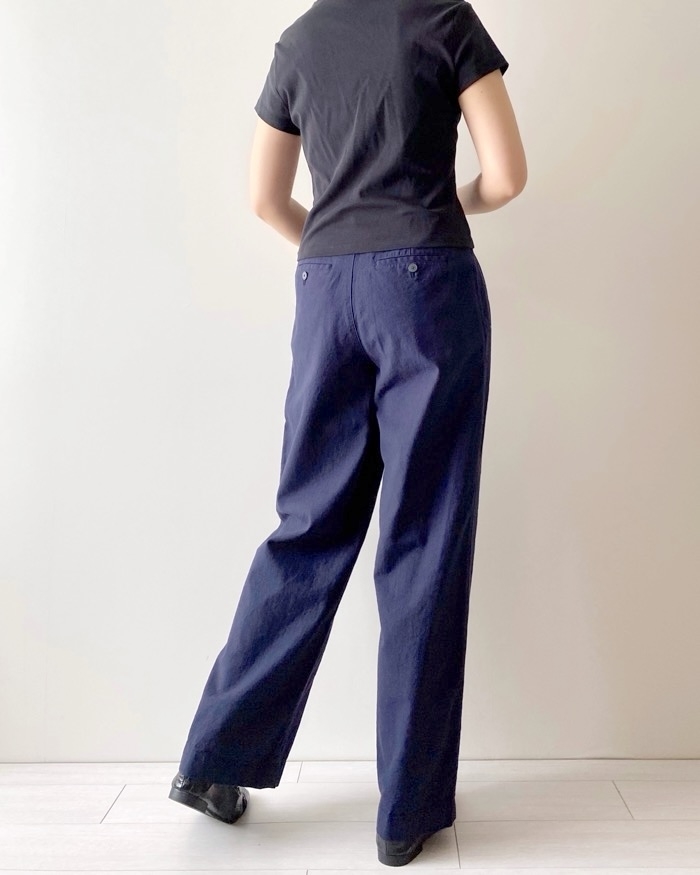 ユニクロのおすすめファッションアイテム「コットンリネンパンツ（セットアップ）」