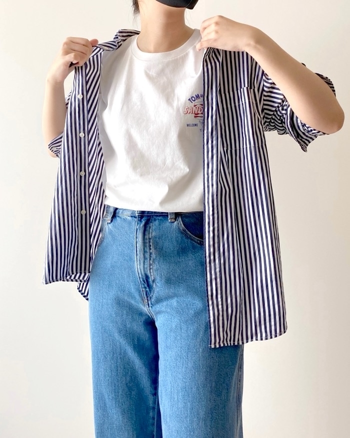 GUのおすすめファッションアイテム「グラフィックT（5分袖） TOM and JERRY 1」