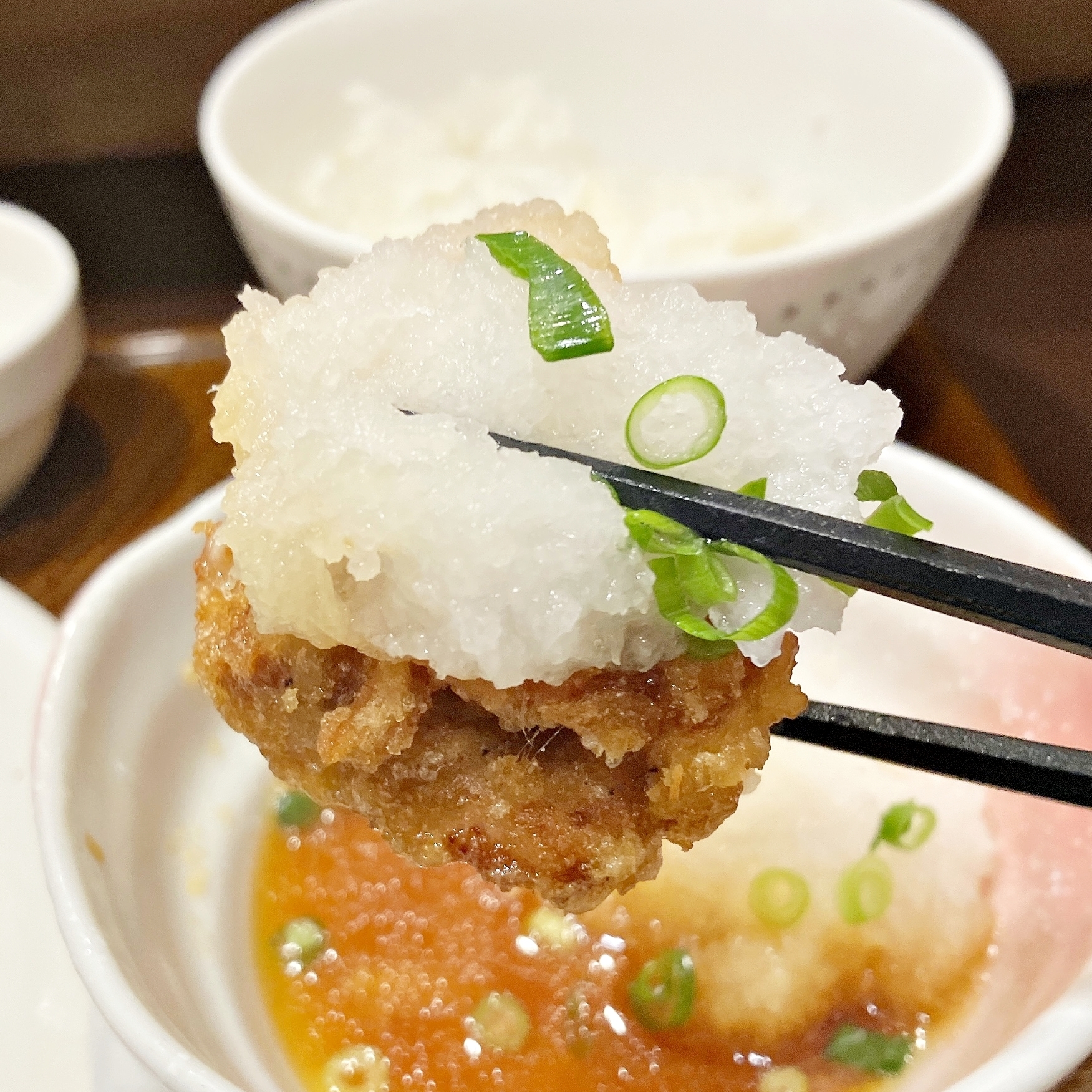 ガストのおすすめ定食「おろしから揚げ定食 4個」