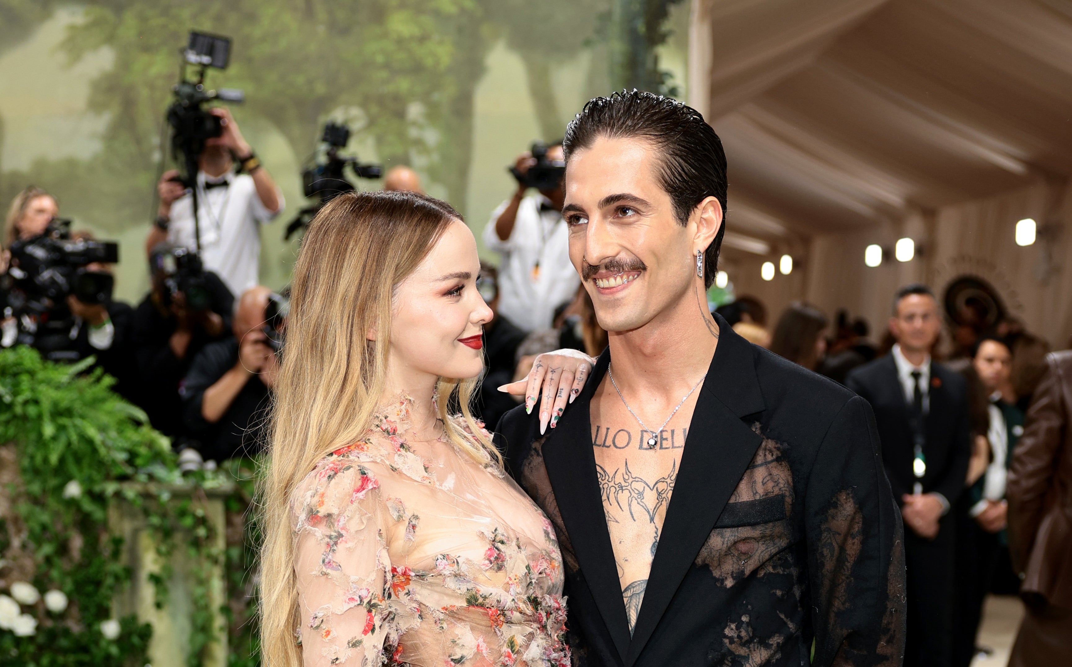 Dove looking at Damiano