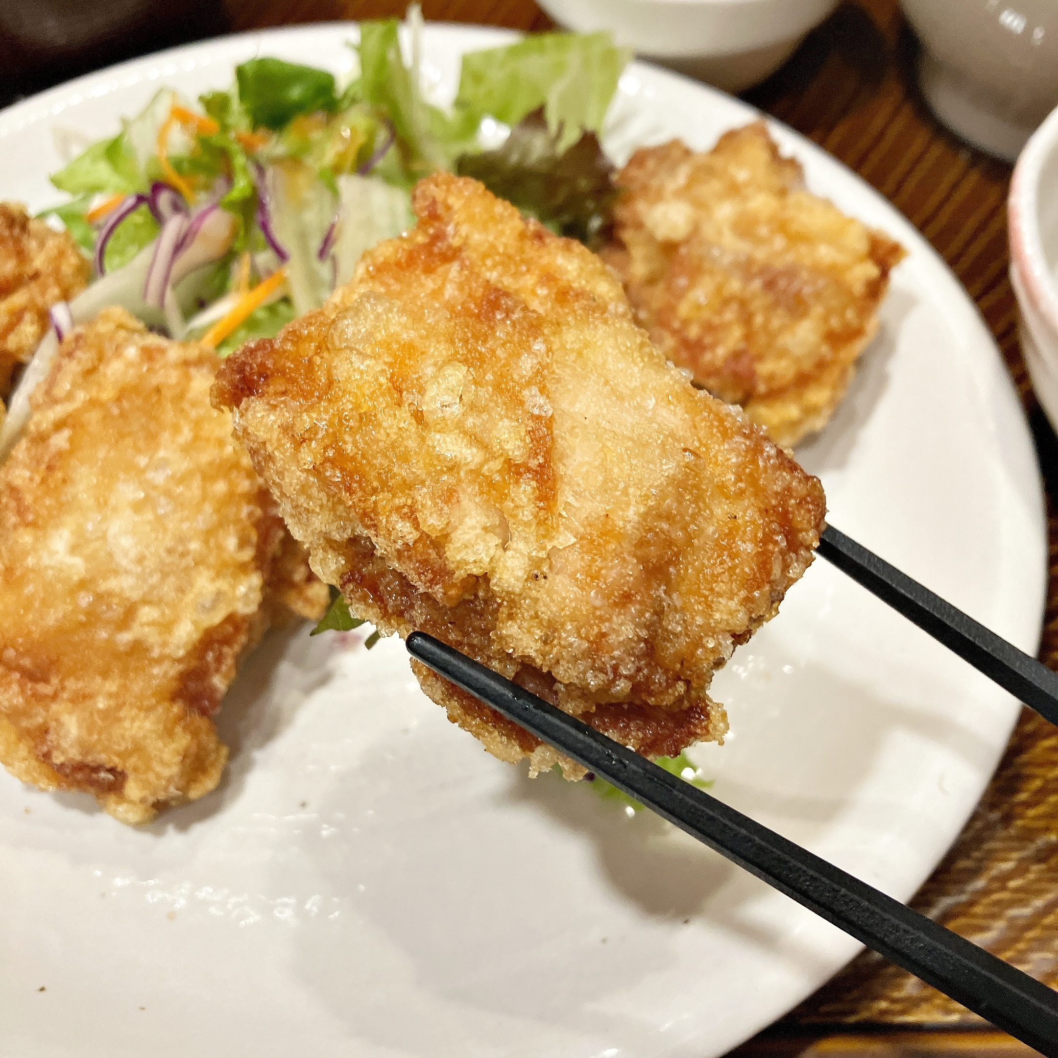 ガストのおすすめ定食「おろしから揚げ定食 4個」