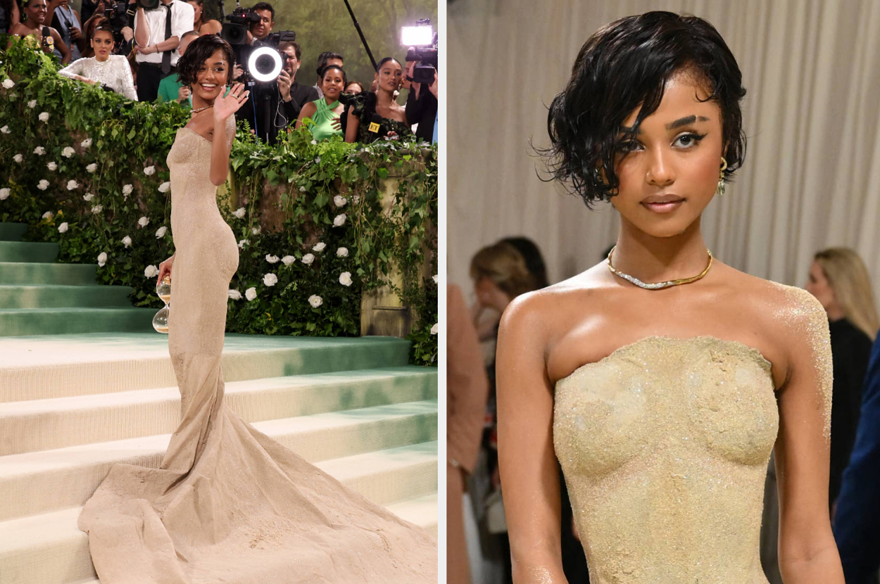 Tyla Literally Wore Sand To The 2024 Met Gala, And It's Incredible