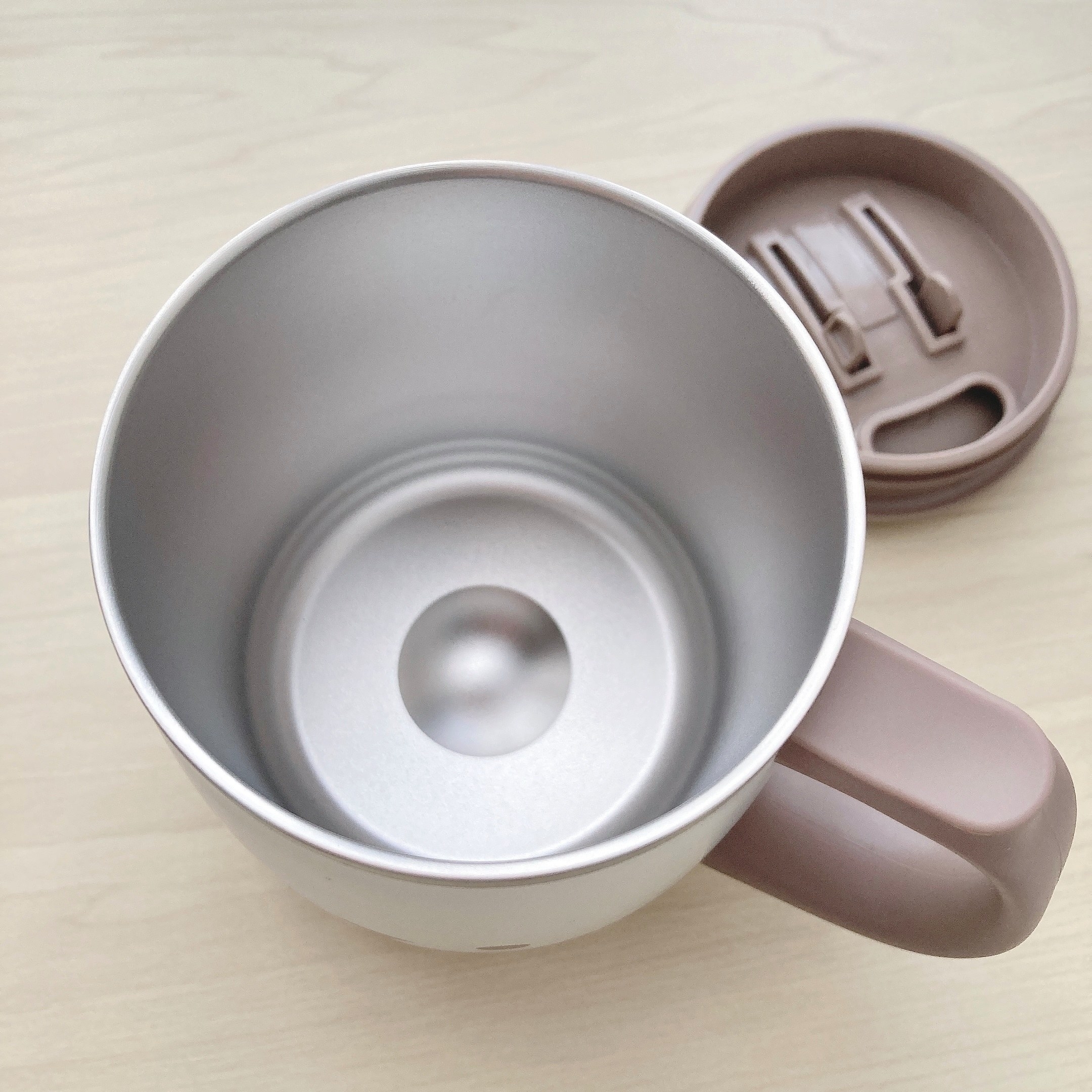 LOFT（ロフト）のおすすめコップ「ムームー ステンレスサーモマグカップ みるくねこ 400ml」