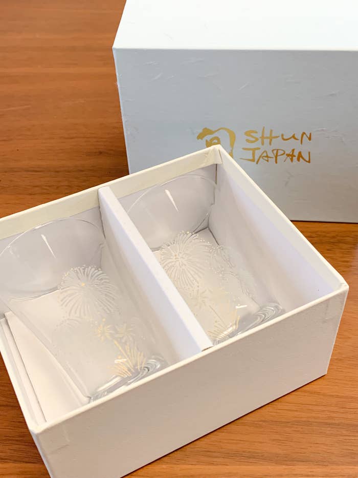 LOFT（ロフト）のおすすめコップ「冷感花火 グラス天開ペアセット」