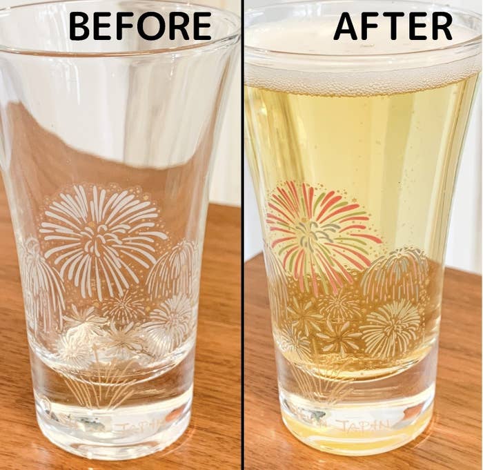 LOFT(ロフト)のおすすめコップ「冷感花火 グラス天開ペアセット」