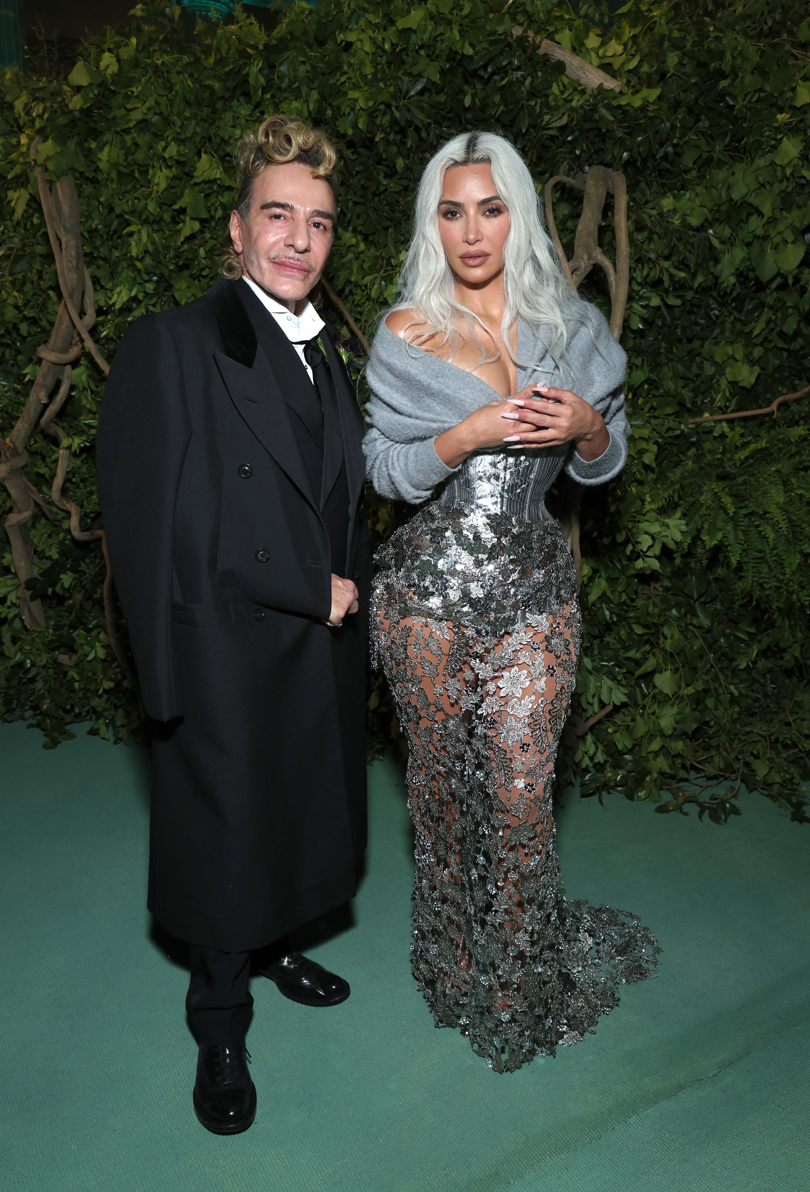 John Galliano and Kim Kardashian