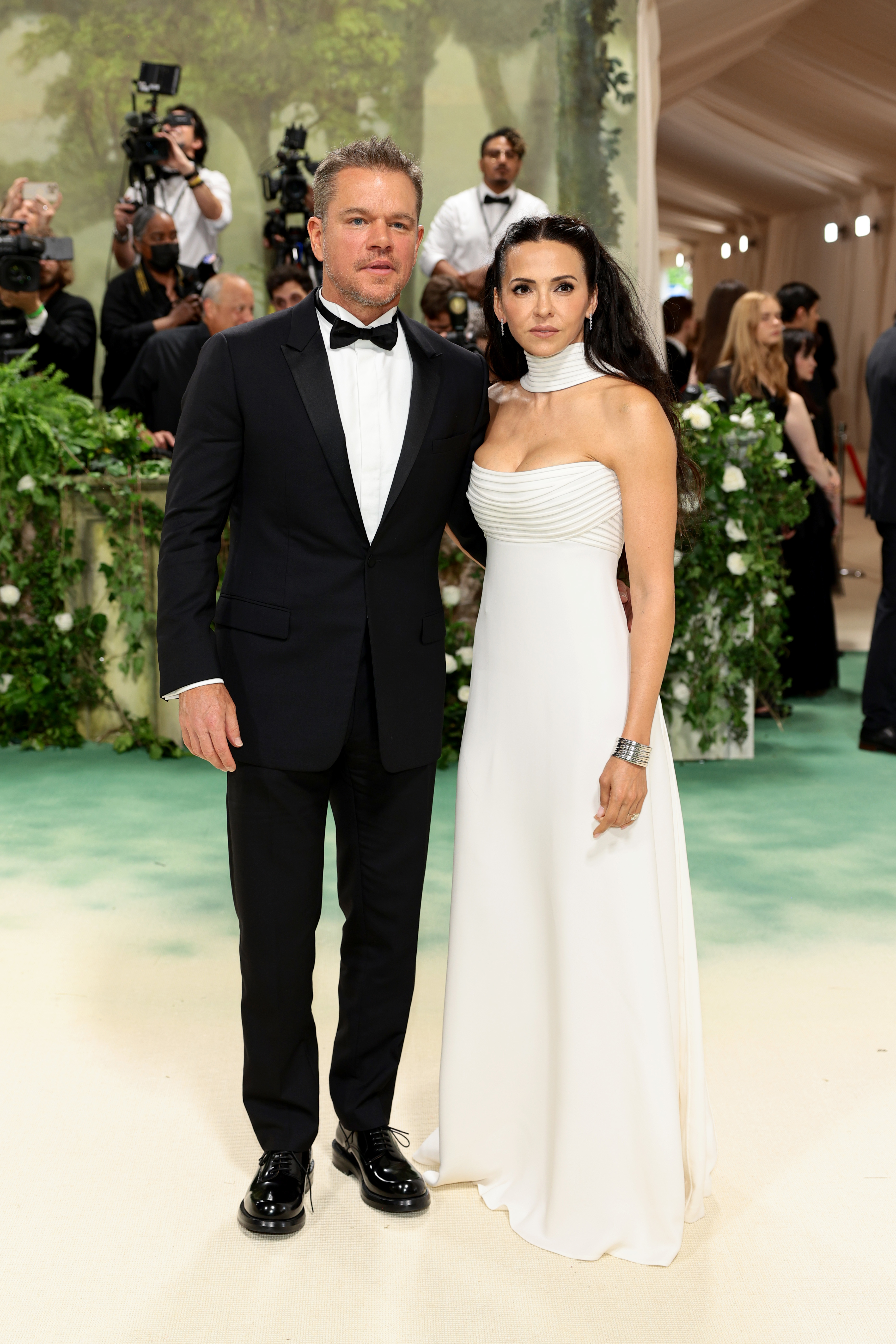 Matt Damon and Luciana Barroso