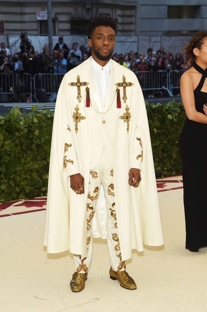 Chadwick Boseman at the Met Gala