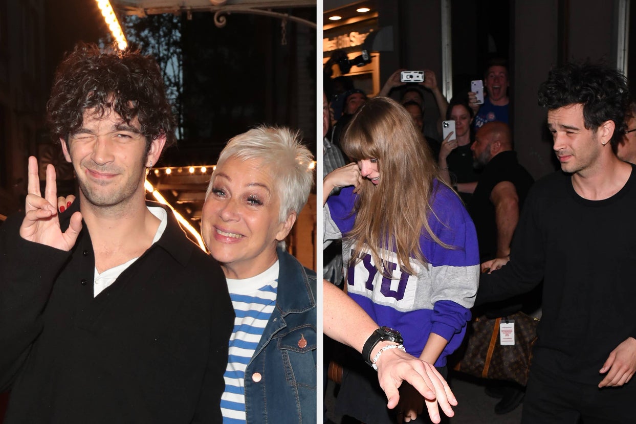 Matty Healy’s Mom, Denise Welch, Has Been Branded “Messy” After She Was Caught Liking A Video Shading His Ex Taylor Swift’s Songwriting