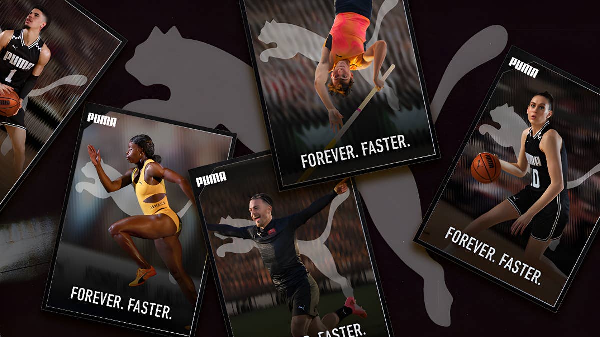 Become FOREVER. FASTER. With PUMA'S A.I. Trading Cards