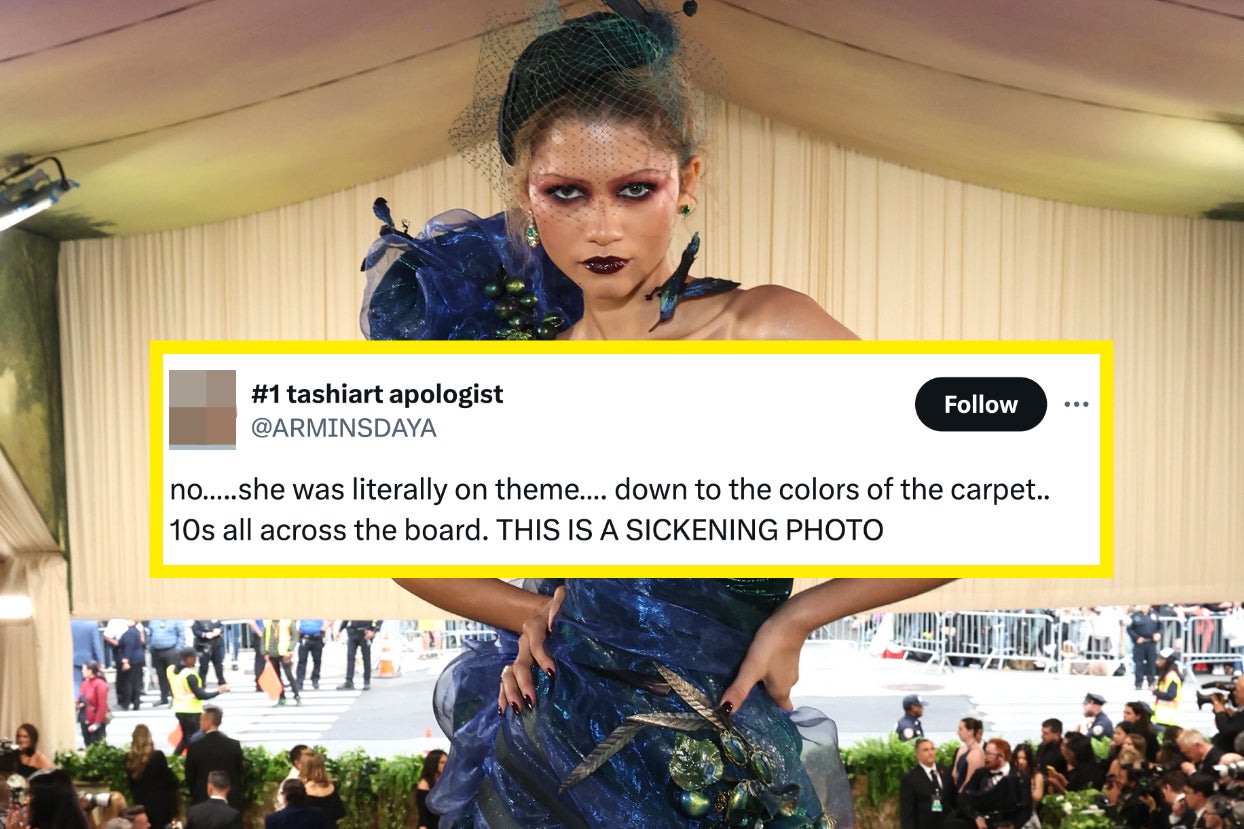19 Perfect (And Hilarious) Tweets About Zendaya At The 2024 Met Gala Because Everyone Is Obsessed